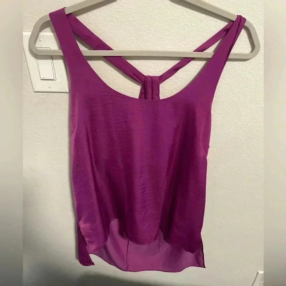 BCBG MaxAzria halter top purple size Medium - Picture 2 of 7